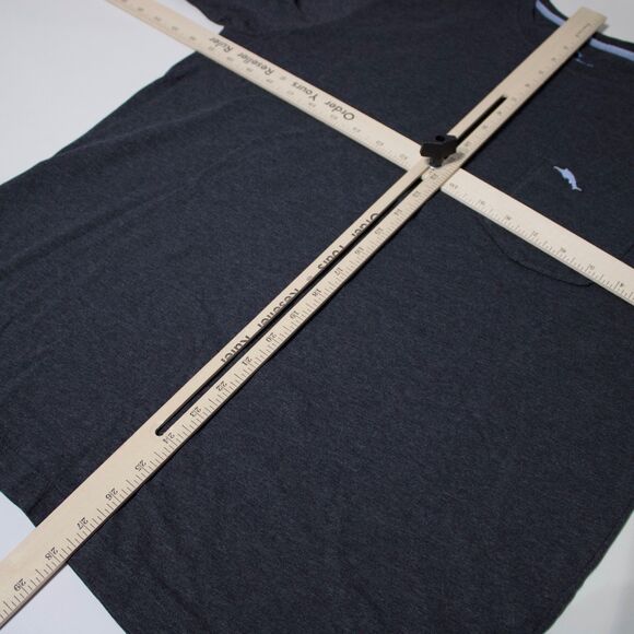 NWT Tommy Bahama Bali Skyline Long Sleeve Pocket T-Shirt Dark Gray Men’s Size S - Picture 9 of 10